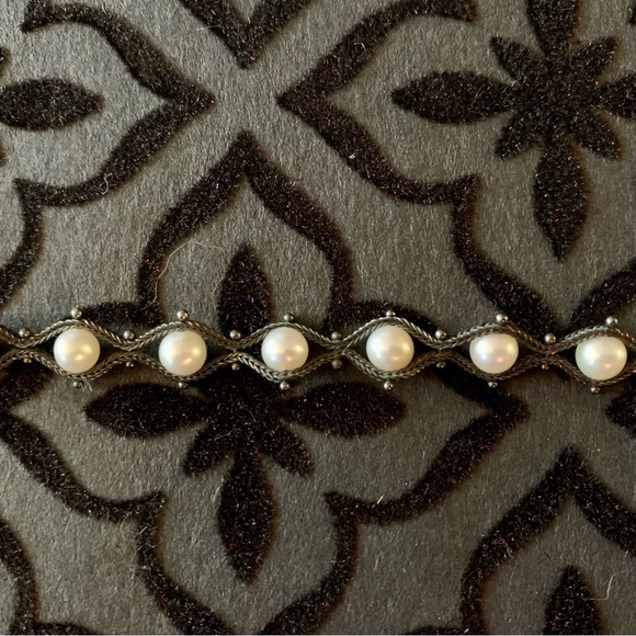Holiday SALE - 🎄🎄🎄🎄Ten Thousand Things Scallop Silver/Pearl Bracelet - Picture 8 of 9